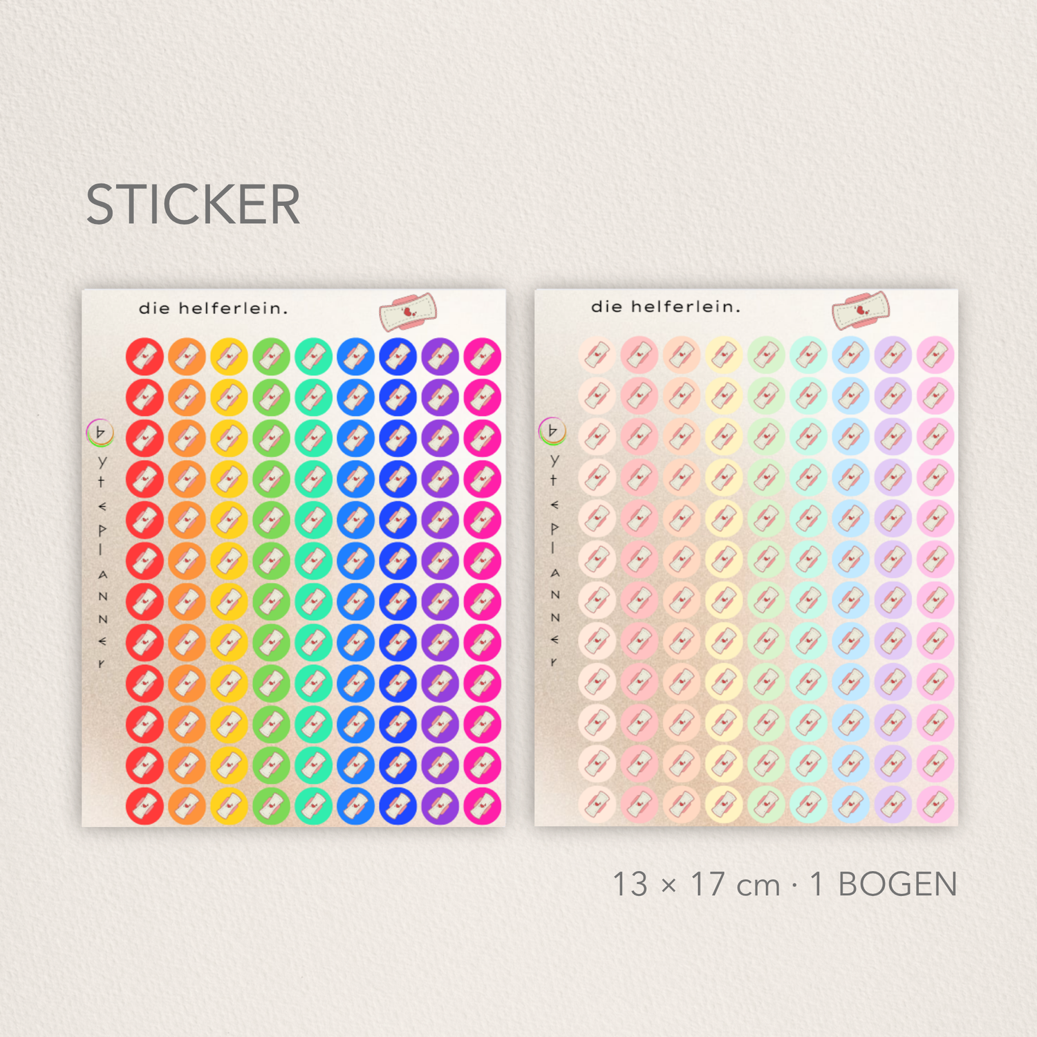 Tampon Icons Planner Stickers | Menstruation Tracker, Self-Care Journal