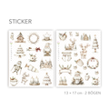 Skandinavische Wintersticker Set | Journal & Planersticker