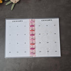 A5 Christmas Planer Discbound mit Weihnachtlichen Stickern