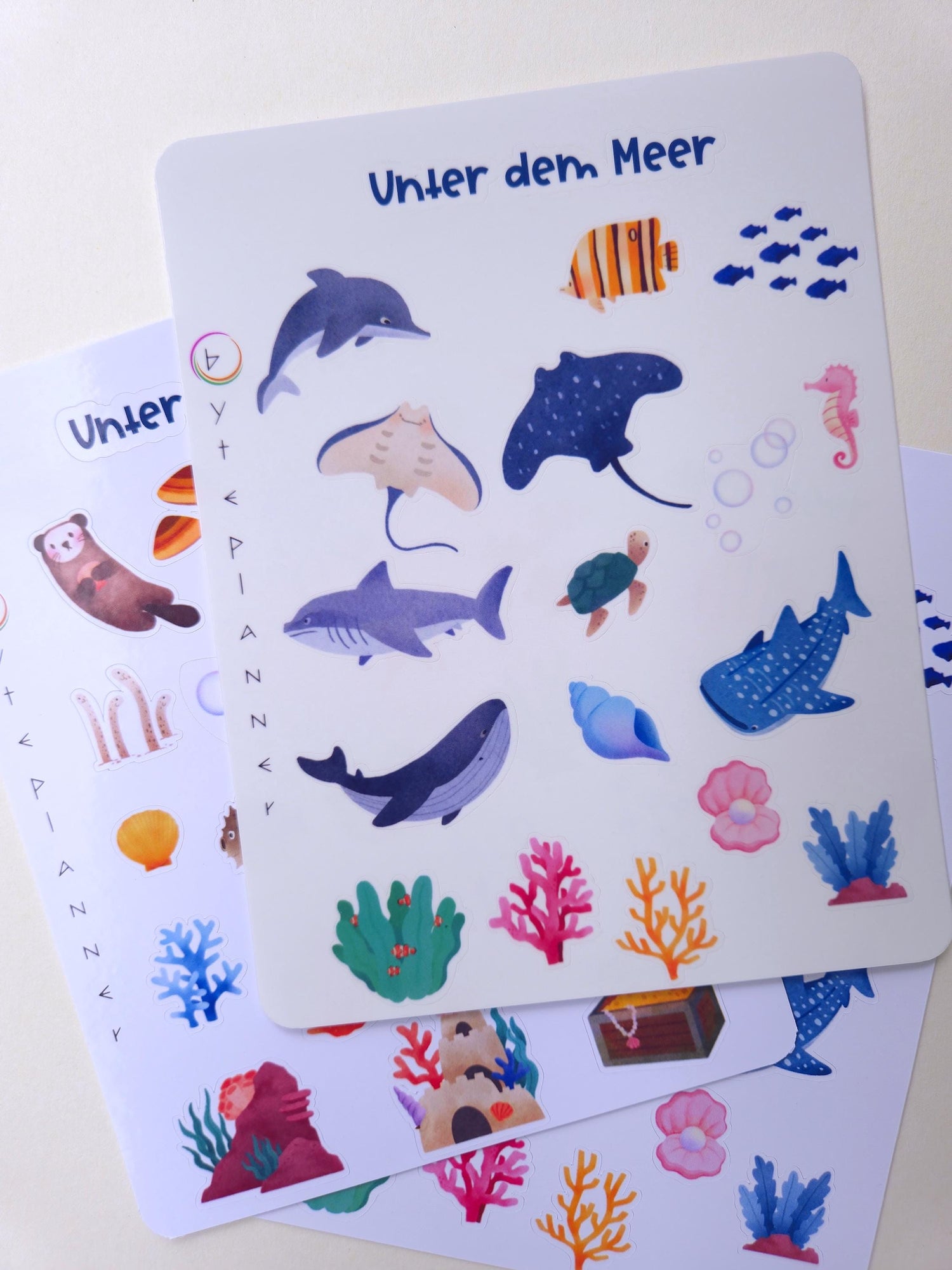 Unter dem Meer Sticker