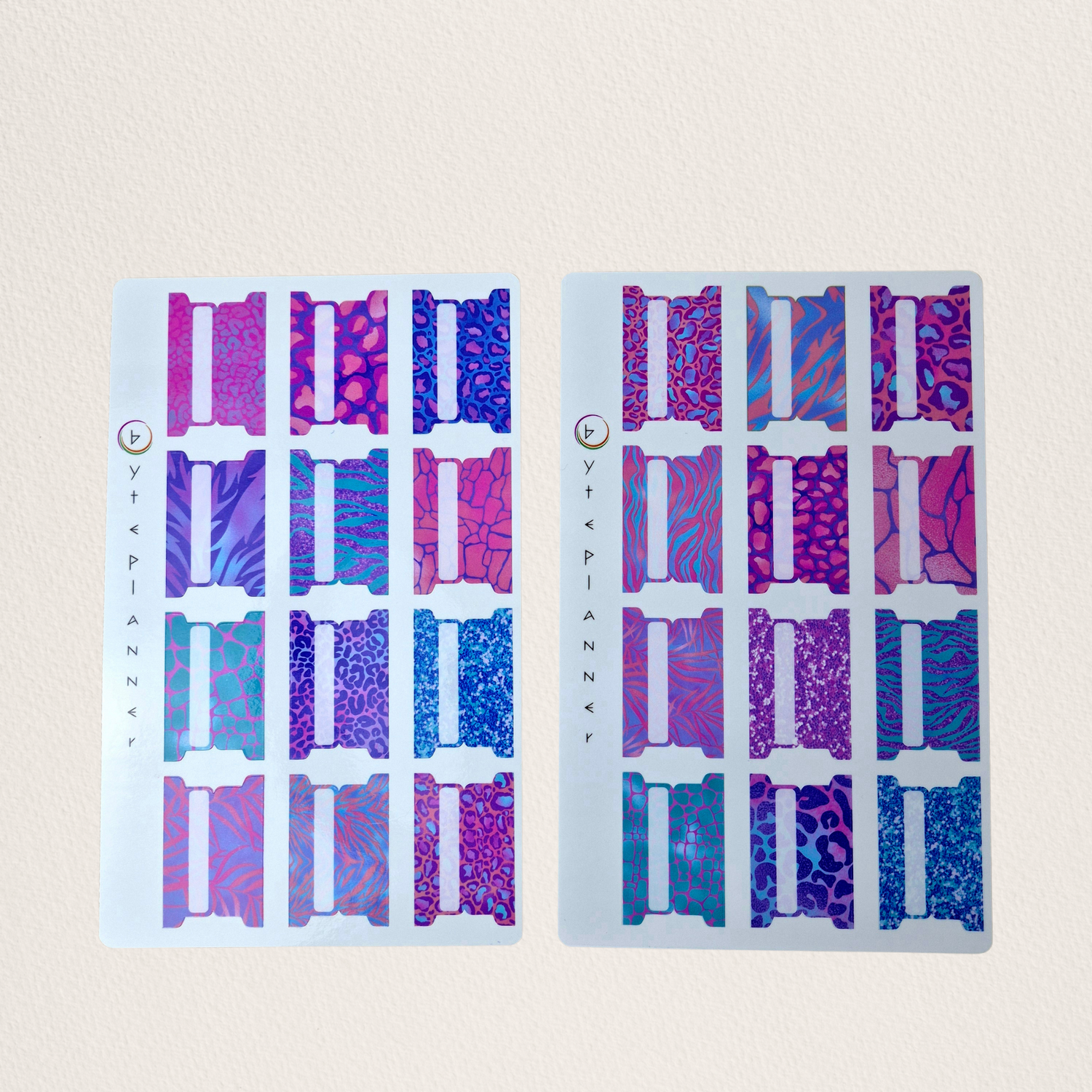 Tabs Dividers Blätte Markieren für Kalender und Planer