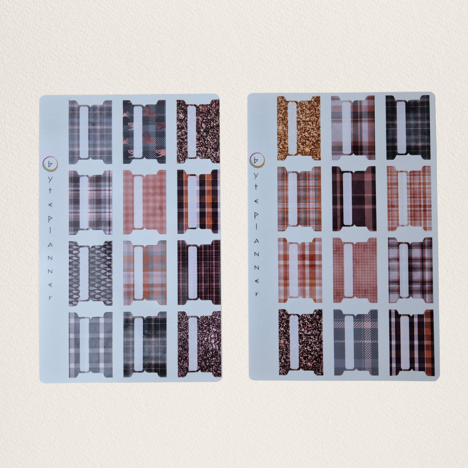Bunte Planer-Tabs