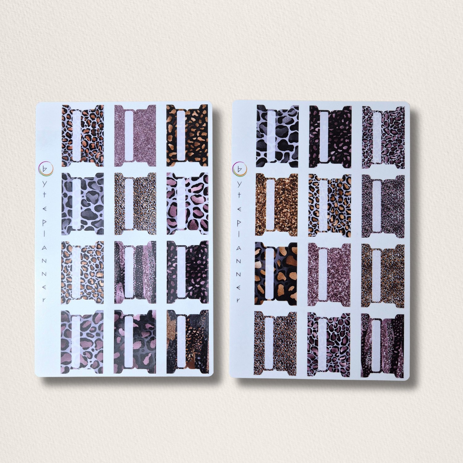 Tabs Dividers Blätte Markieren für Kalender und Planer