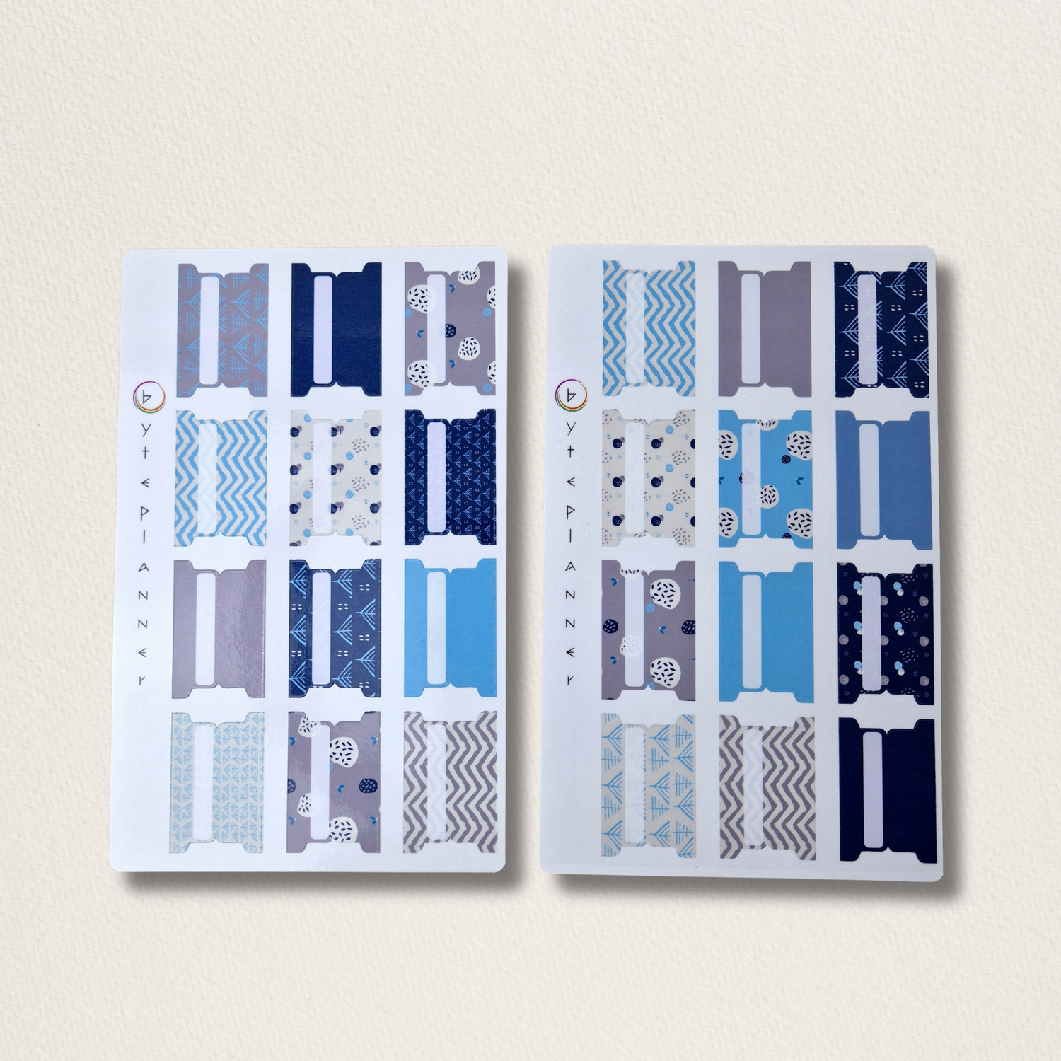 Tabs Dividers Blätte Markieren für Kalender und Planer