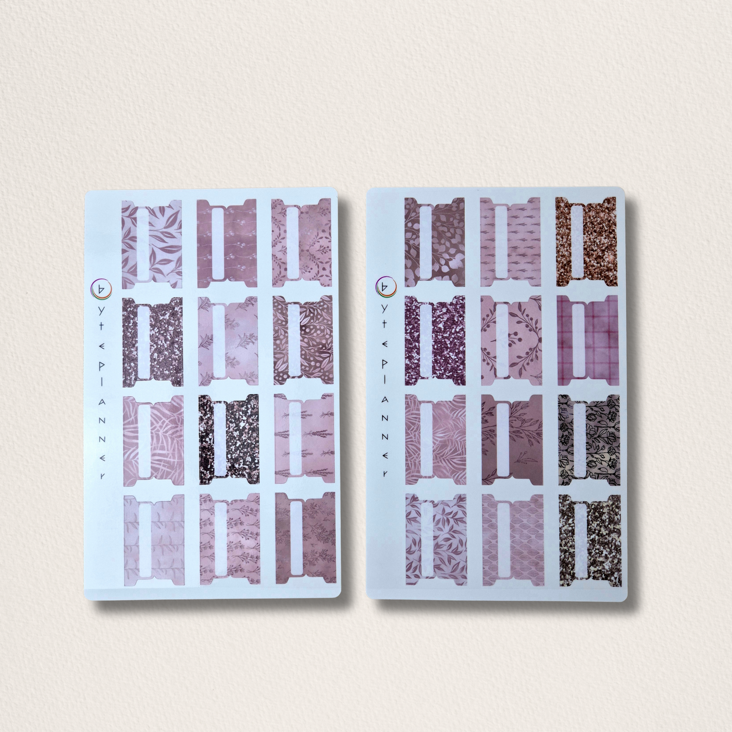 Tabs Dividers Blätte Markieren für Kalender und Planer