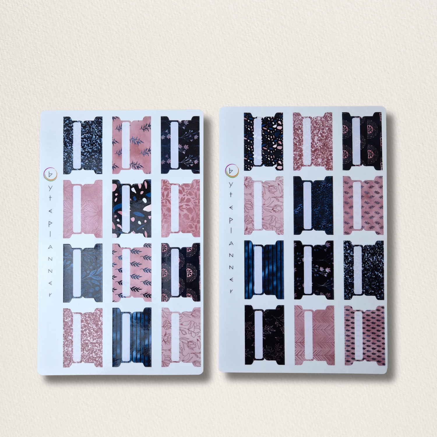 Tabs Dividers Blätte Markieren für Kalender und Planer