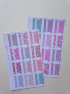 Tabs Dividers Blätte Markieren für Kalender und Planer