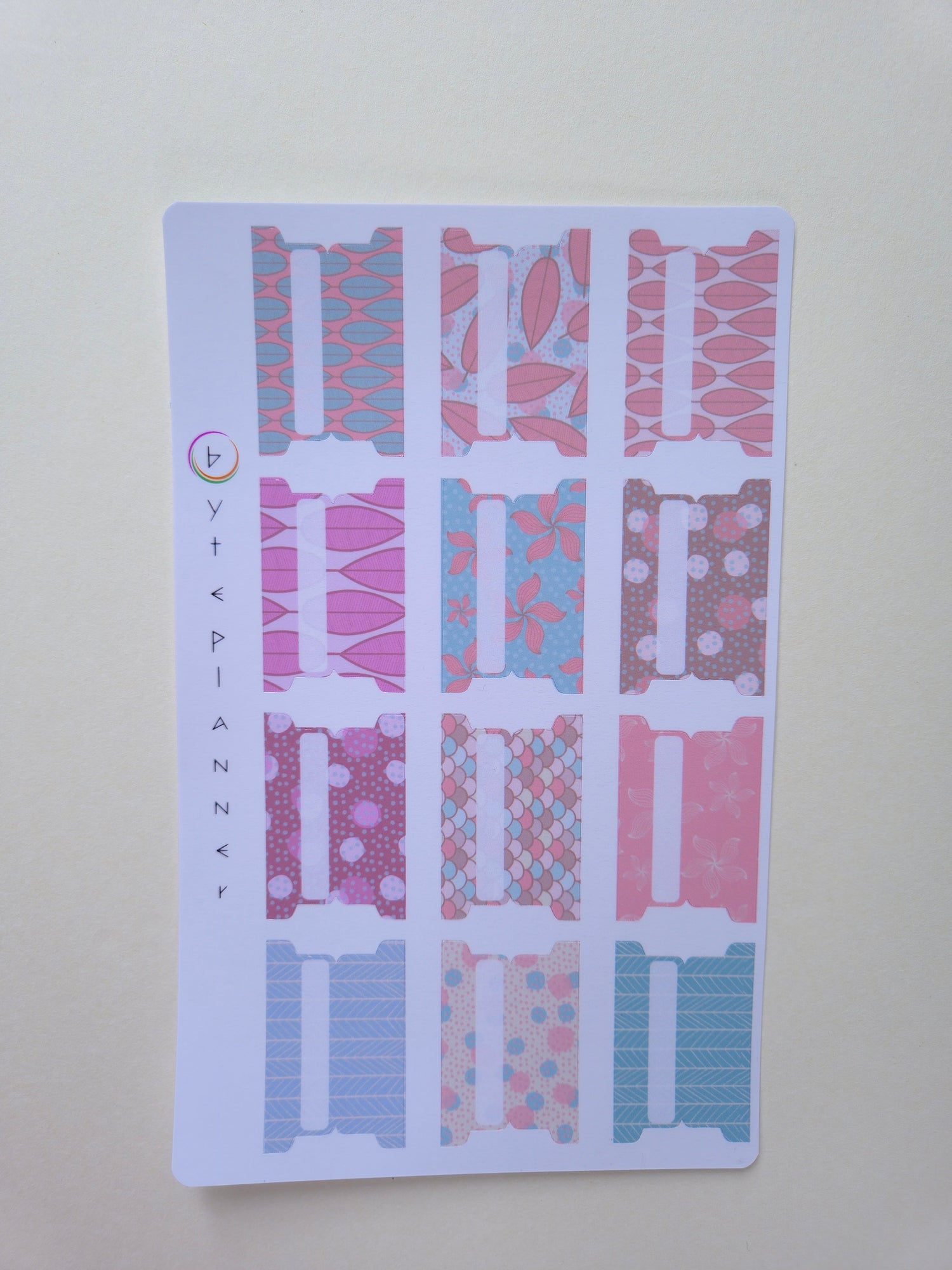 Tabs Dividers Blätte Markieren für Kalender und Planer