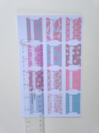 Tabs Dividers Blätte Markieren für Kalender und Planer
