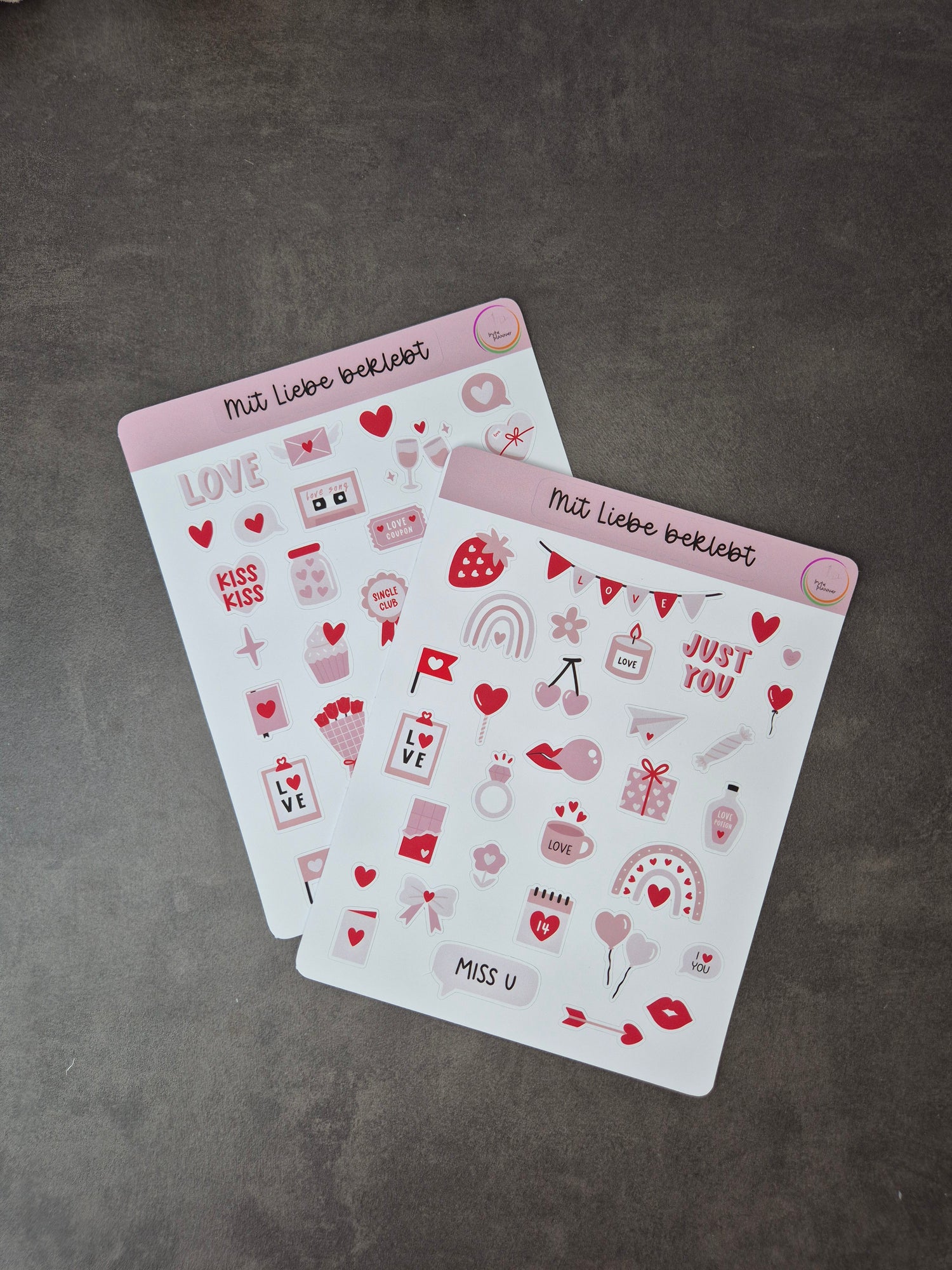 Valentinstags-Stickerset