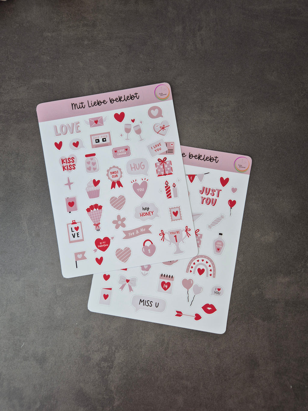 Valentinstags-Stickerset
