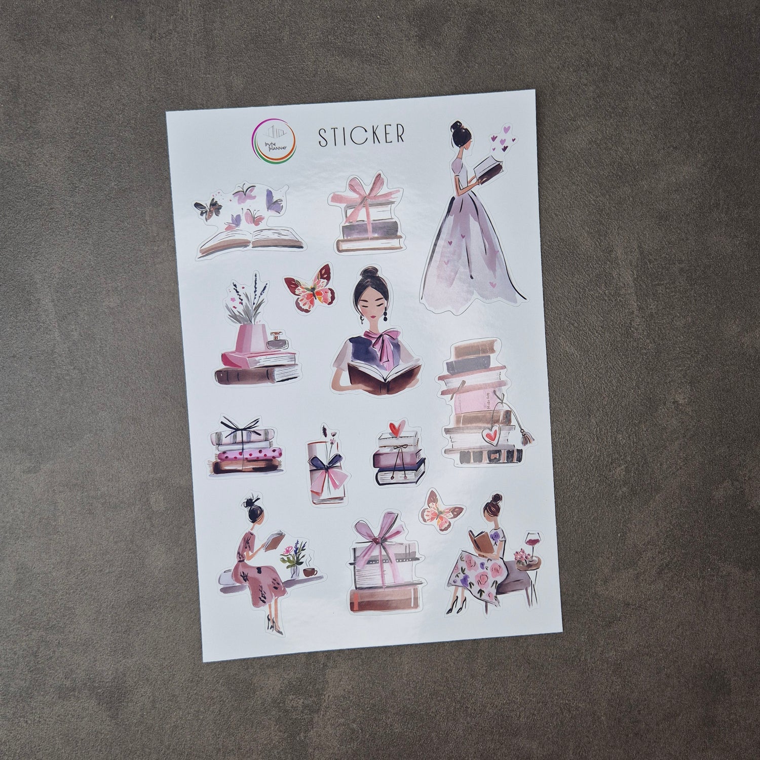 Cozy Reading Sticker Set