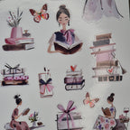 Cozy Reading Sticker Set