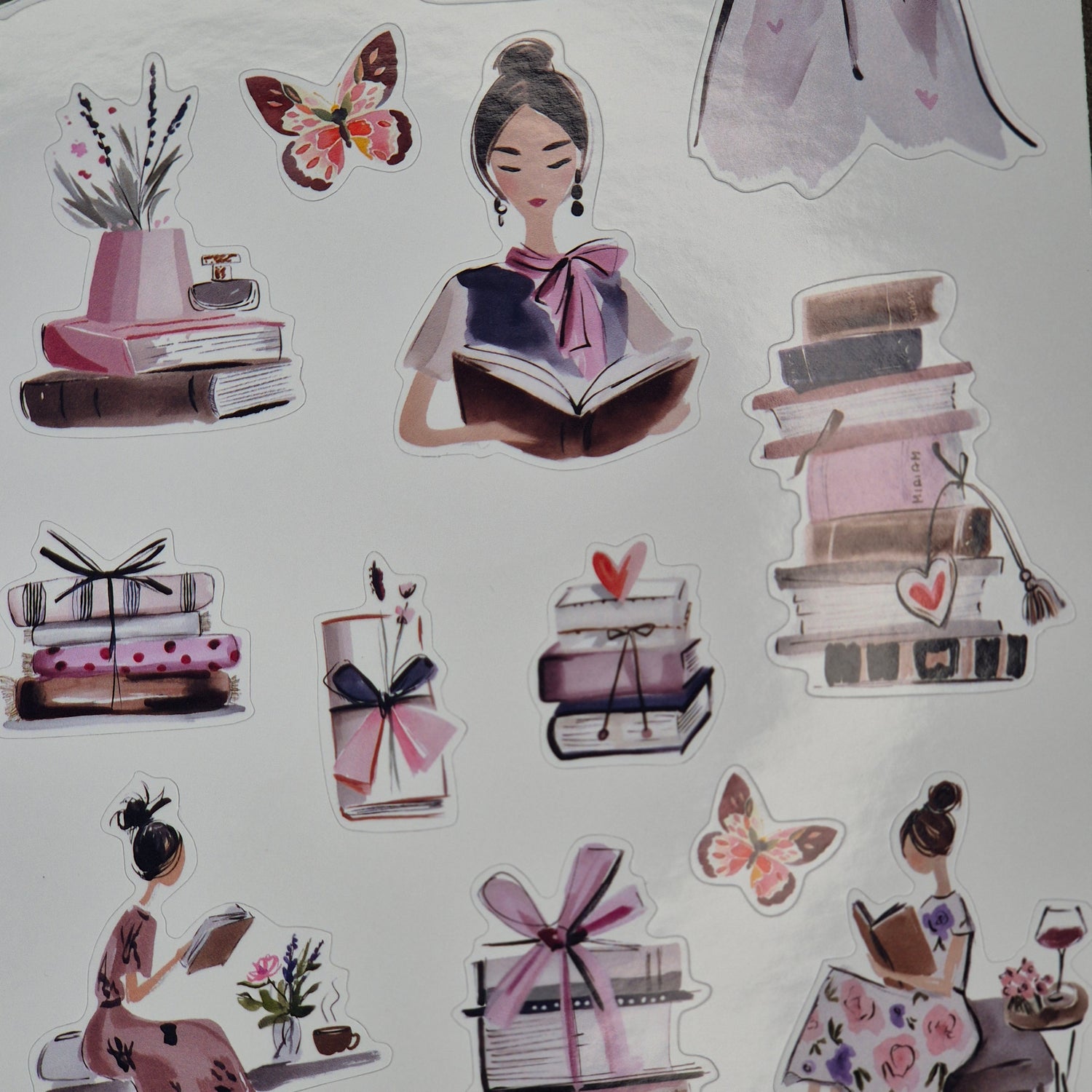 Cozy Reading Sticker Set
