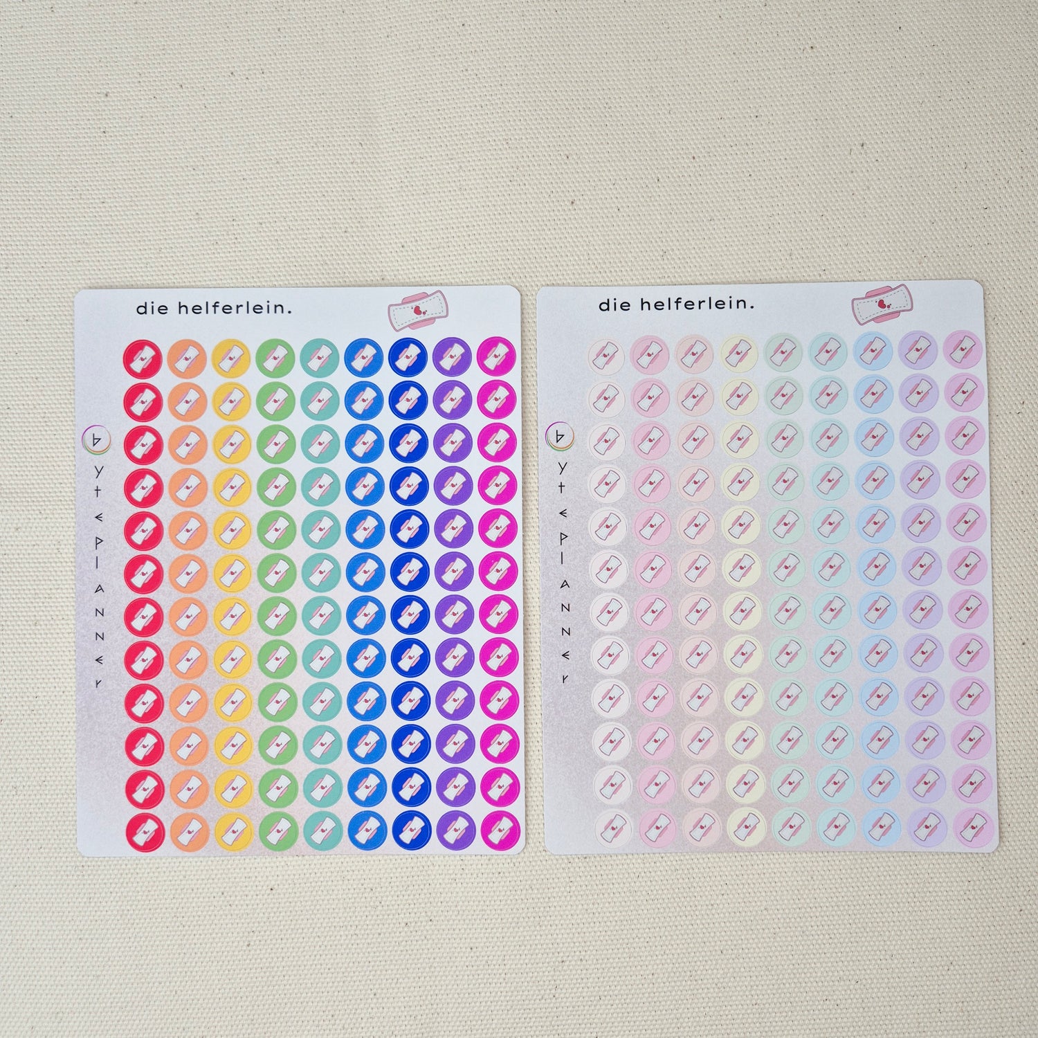 Tampon Icons Planner Stickers | Menstruation Tracker, Self-Care Journal