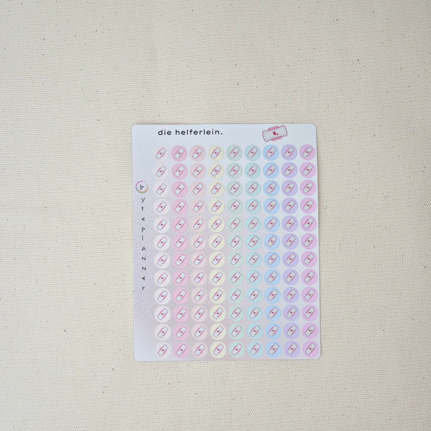 Tampon Icons Planner Stickers | Menstruation Tracker, Self-Care Journal