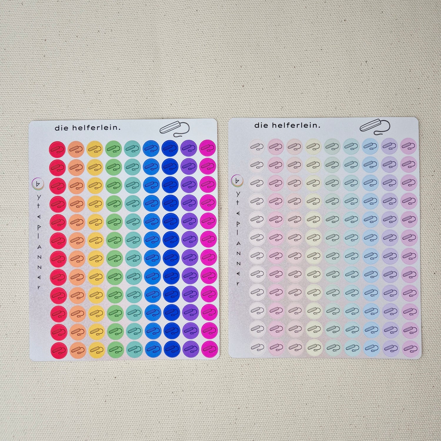 Tampon Icons Planner Stickers | Menstruation Tracker, Self-Care Journal