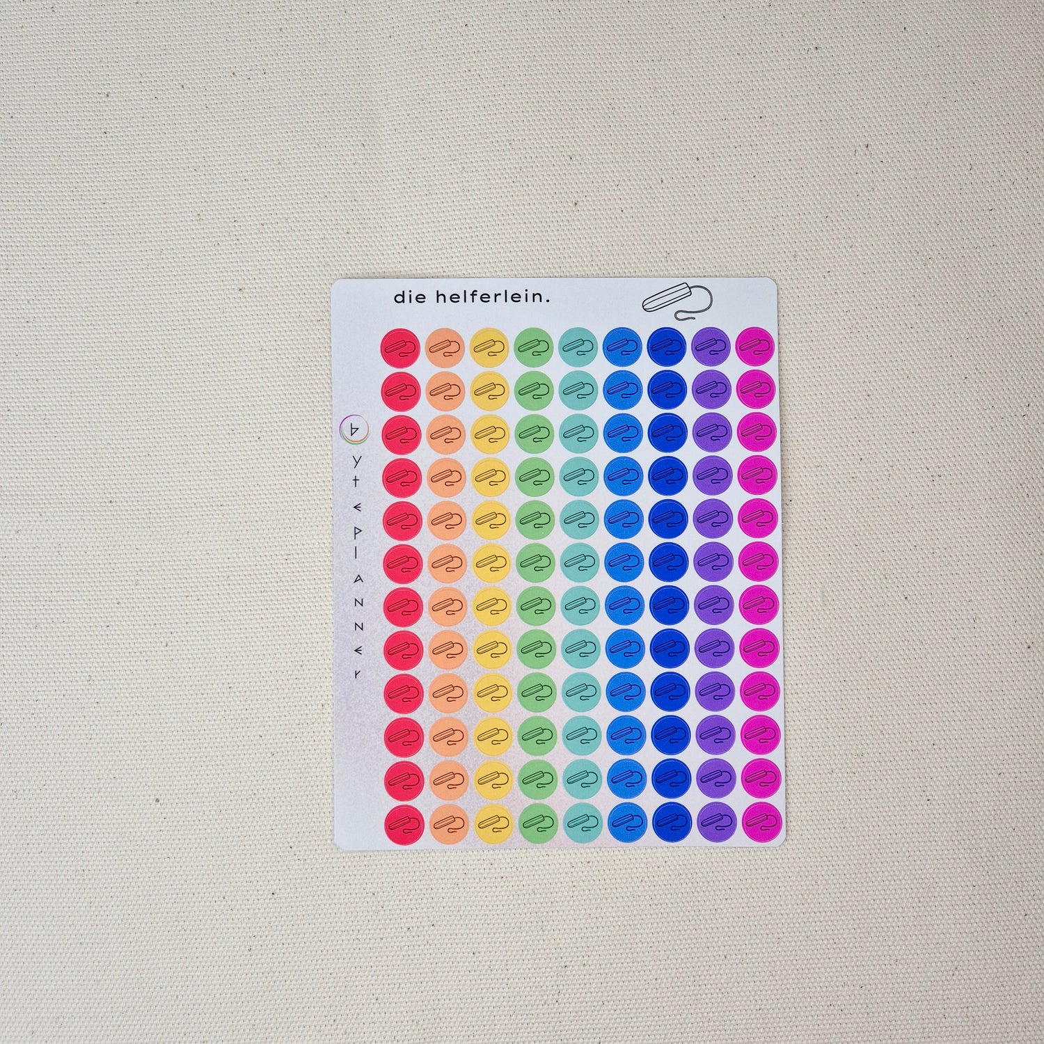 Tampon Icons Planner Stickers | Menstruation Tracker, Self-Care Journal