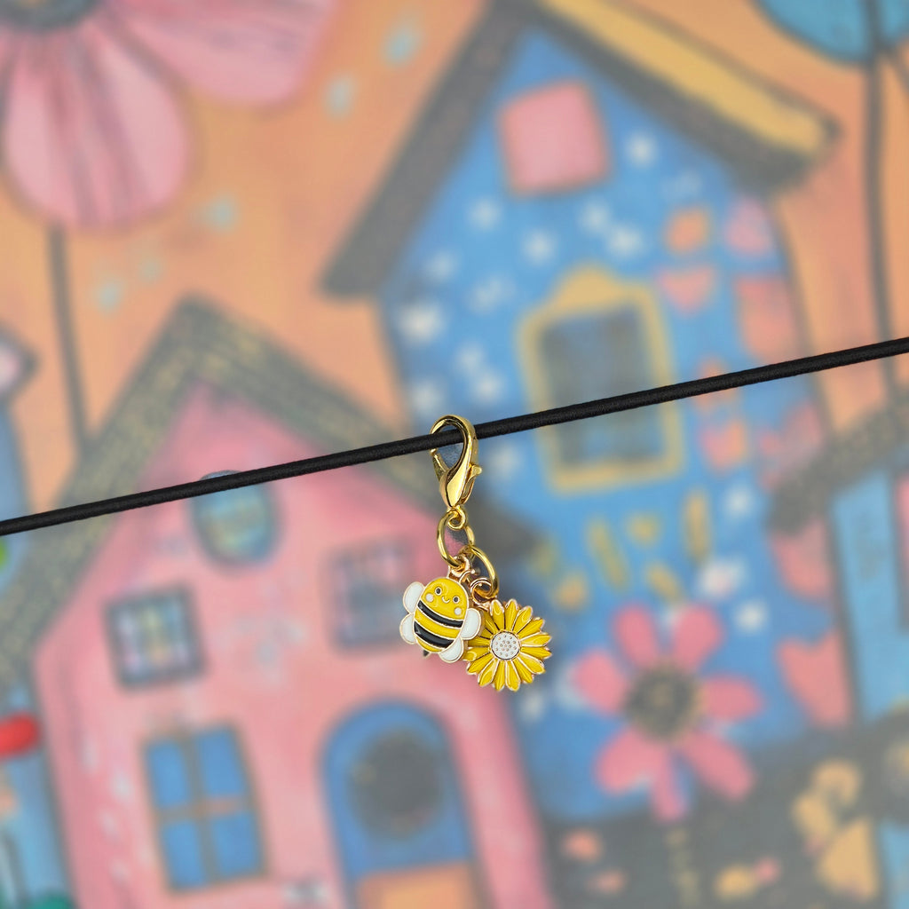 Planer Charm Biene mit Blume