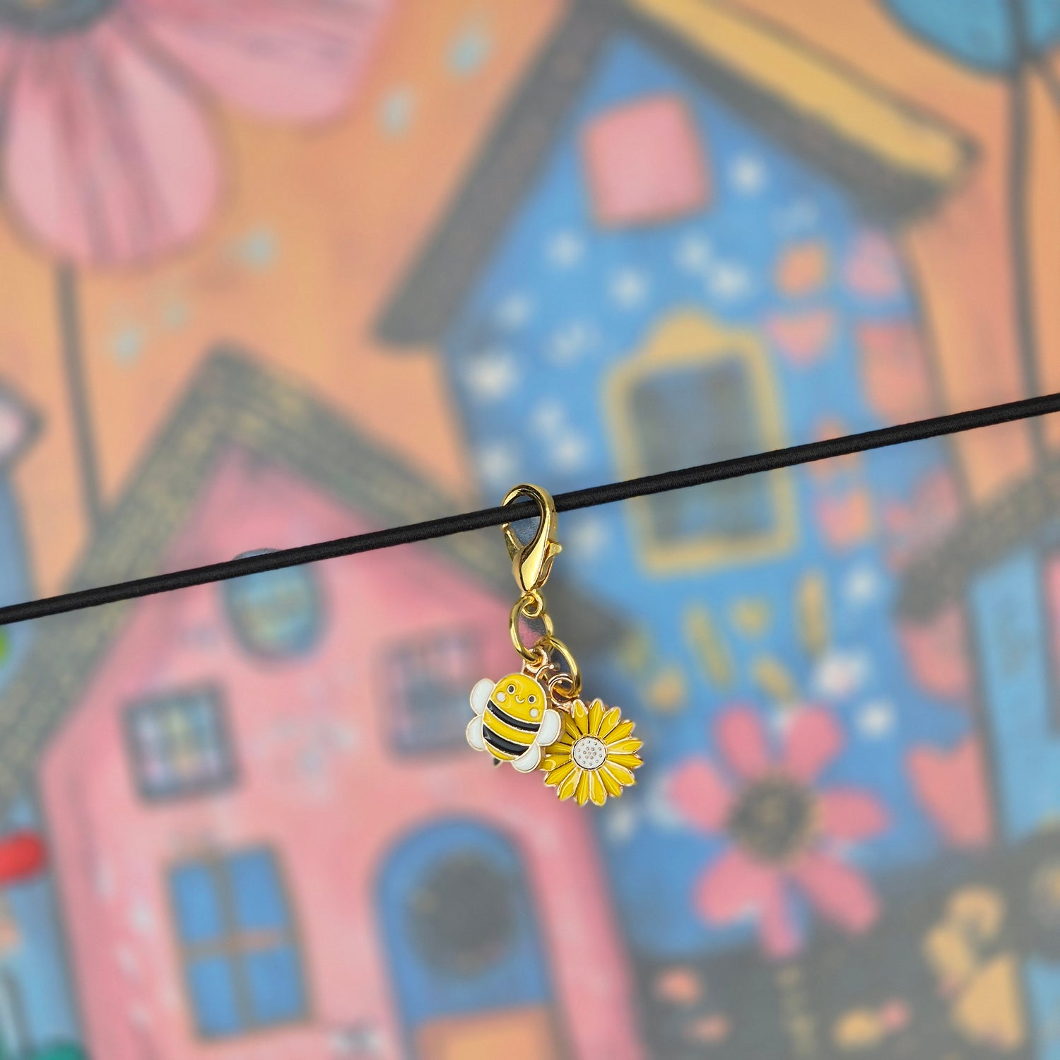 Planer Charm Biene mit Blume