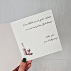 Grußkarte zum Hochzeitstag