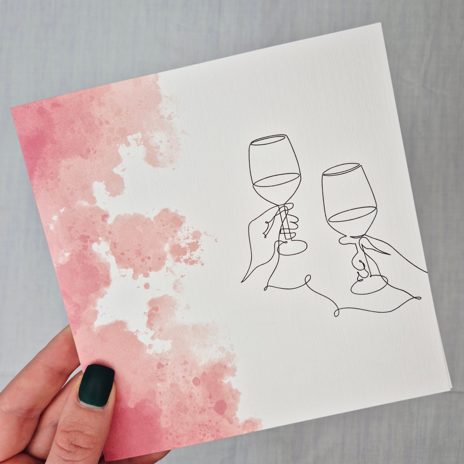 Grußkarte zum Hochzeitstag