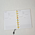 Minimalistische Lesejournal Einlagen Ersatzblätter