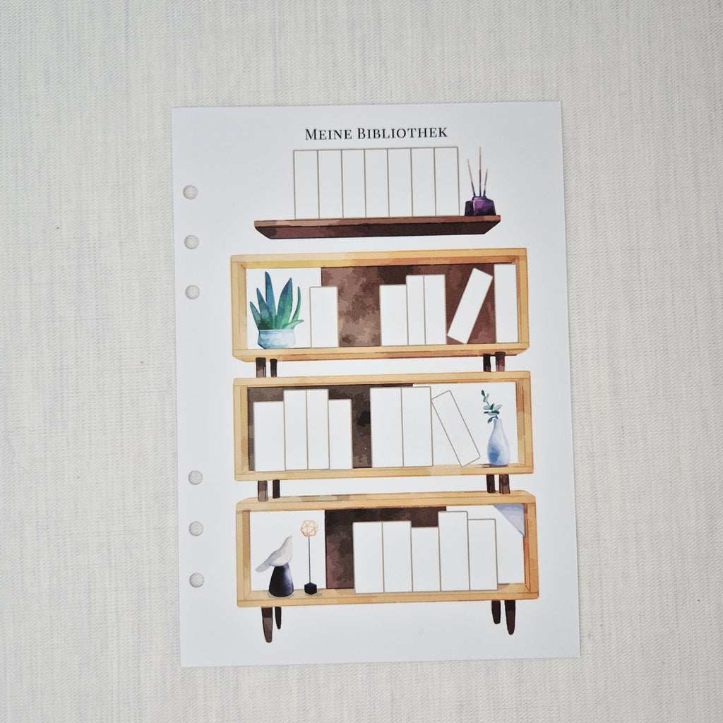 Deine persönliche Bibliothek Einlage für Ringbuch oder Discbuch