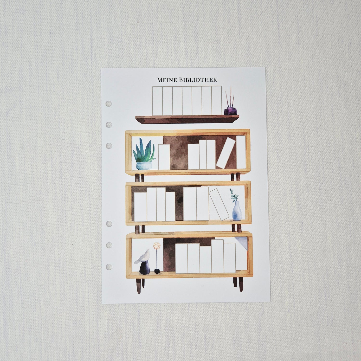 Deine persönliche Bibliothek Einlage für Ringbuch oder Discbuch