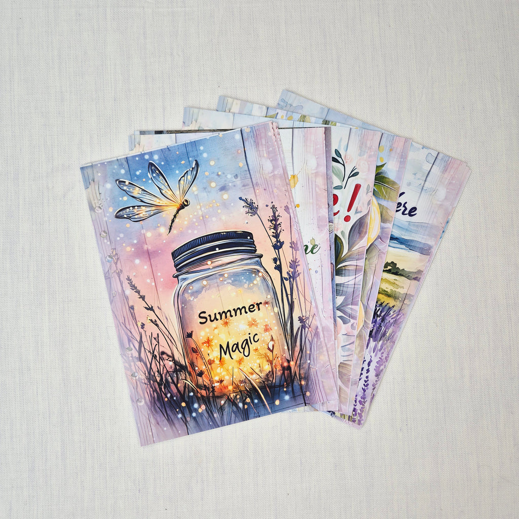 Aquarell-Dashboards A5 – Struktur mit Leichtigkeit