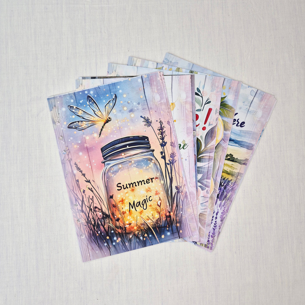 Aquarell-Dashboards A5 – Struktur mit Leichtigkeit
