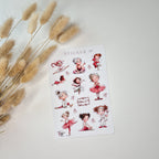 Stickerbogen Ballet für Ballerina Fans