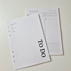 To Do Einlegeblätter · Aufgaben