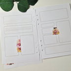 Hibiskus Bullet Journal Einlagen A5