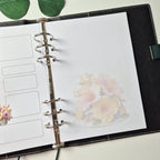 Hibiskus Bullet Journal Einlagen A5