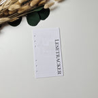 Boho Lesetracker Einlagen