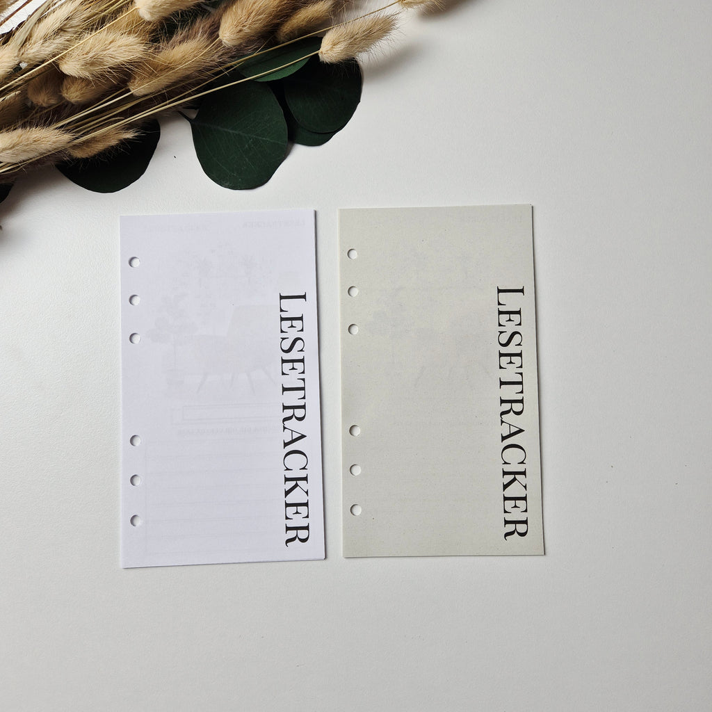 Boho Lesetracker Einlagen