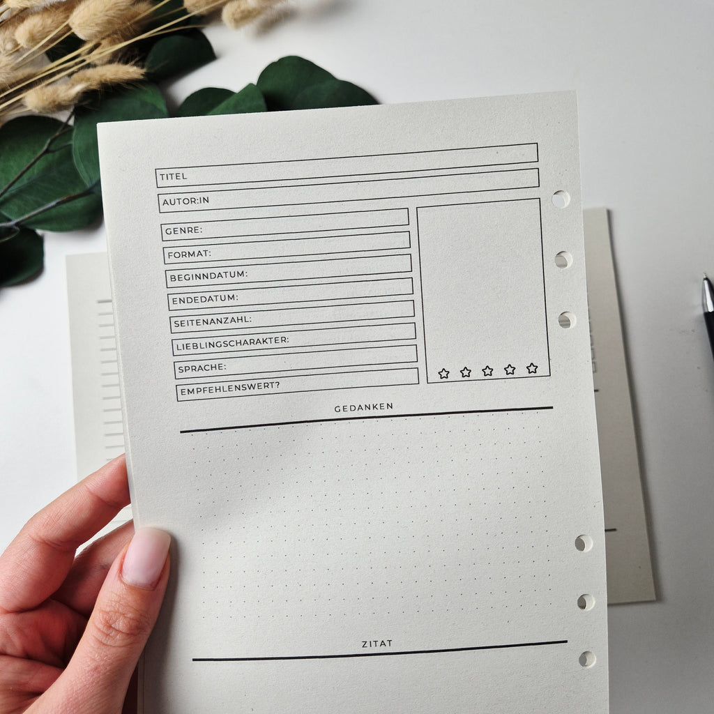 A5 Lesejournal Bundle