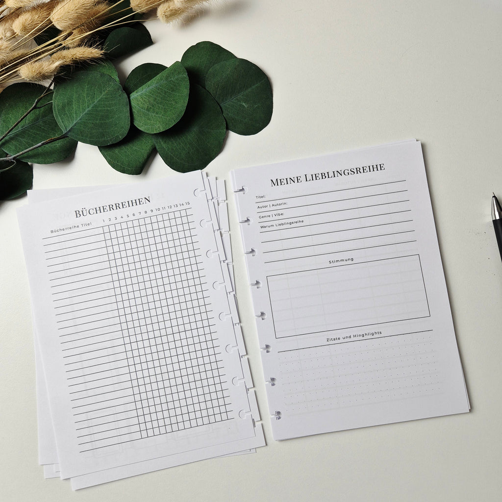 A5 Lesejournal Bundle
