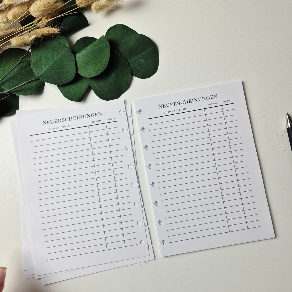 A5 Lesejournal Bundle