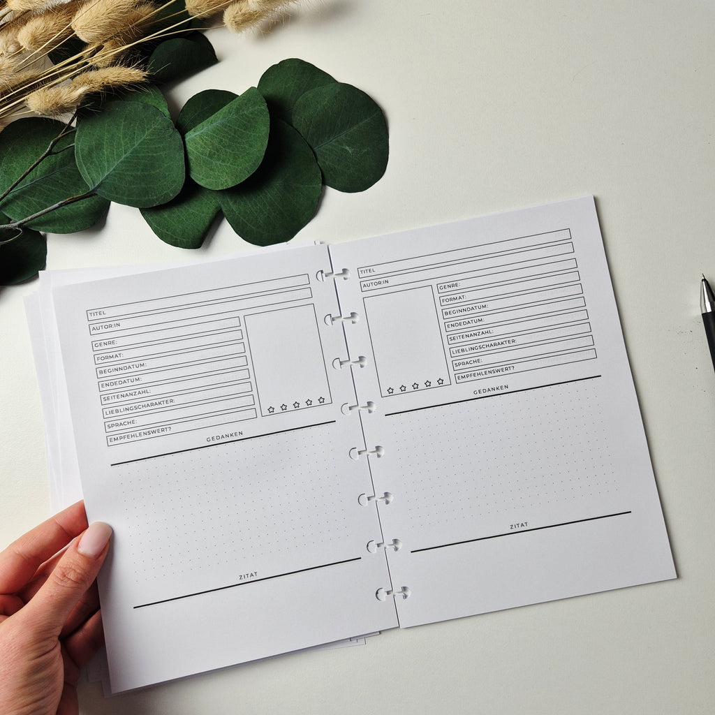 A5 Lesejournal Bundle