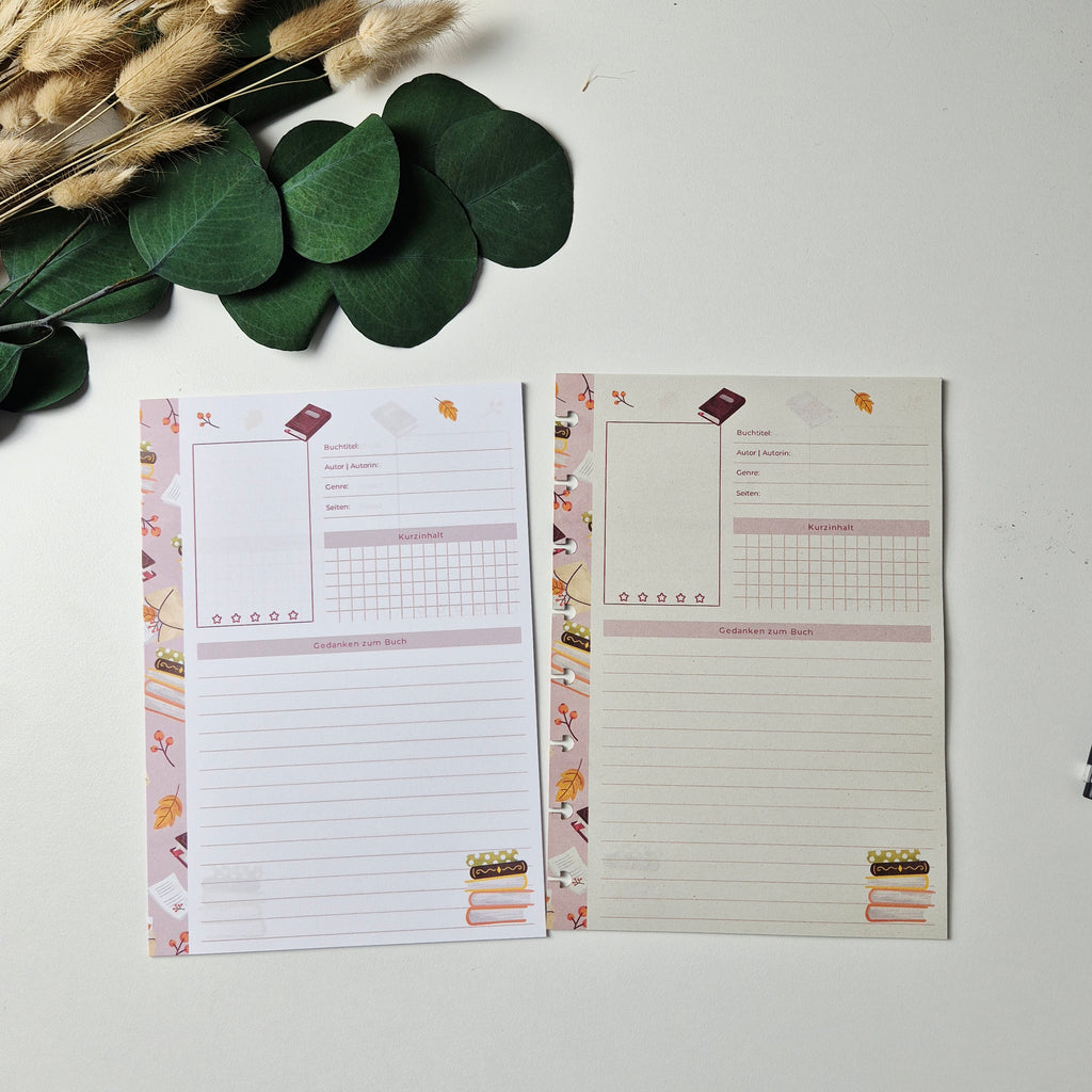 A5 Lesejournal Bundle