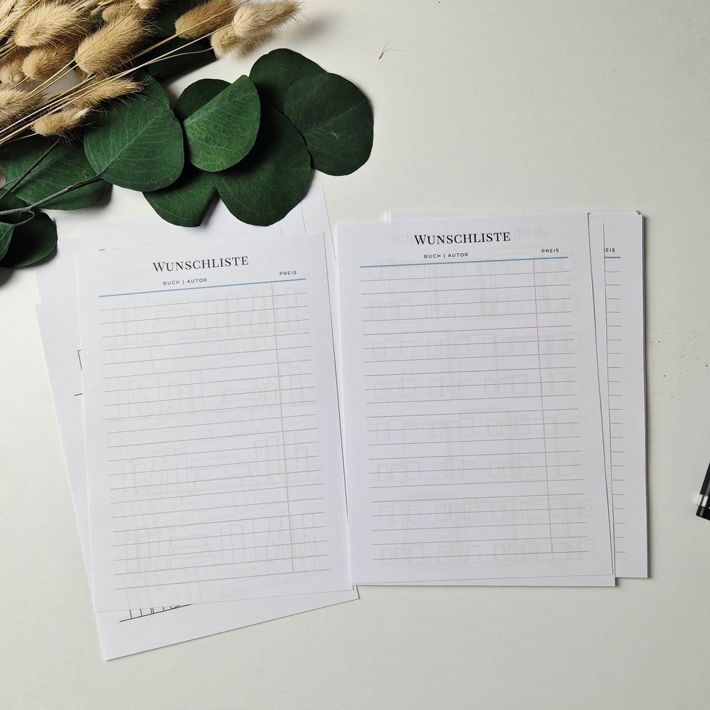 A5 Lesejournal Bundle Grün mit Rosa