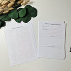A5 Lesejournal Bundle Grün mit Rosa