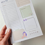 Boho-Tagesplaner A5 – undatiert