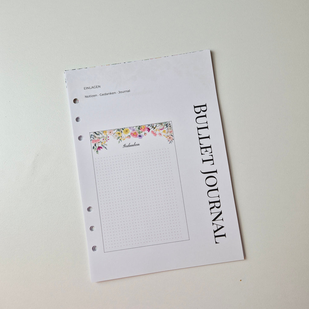 A5 Notizblätter für Gedanken und Brain Dump