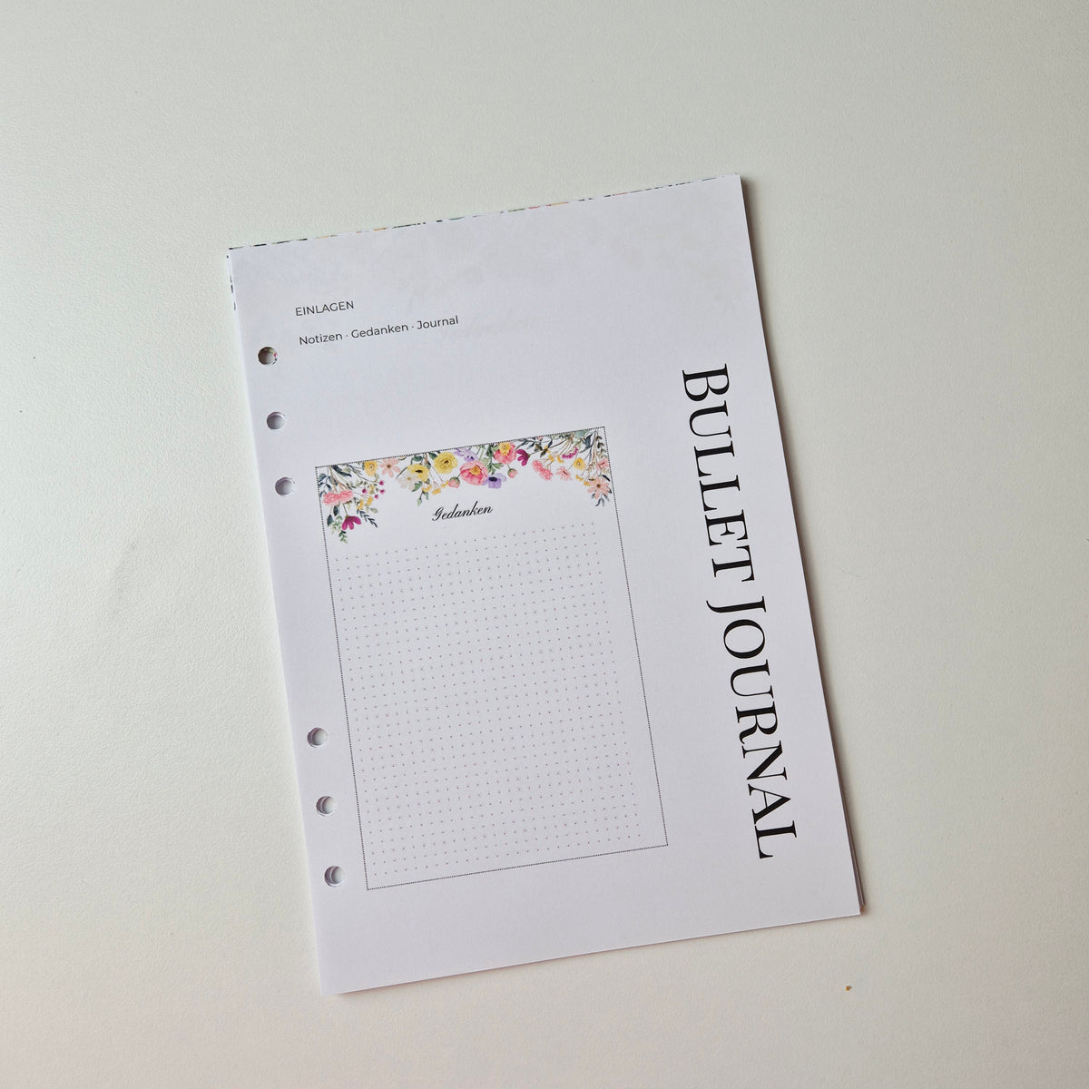 A5 Notizblätter für Gedanken und Brain Dump