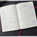 Jahresübersicht 2027 Sticker | Kalender Sticker für Planer, Bujo & Journal
