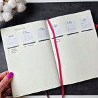 Jahresübersicht 2027 Sticker | Kalender Sticker für Planer, Bujo & Journal