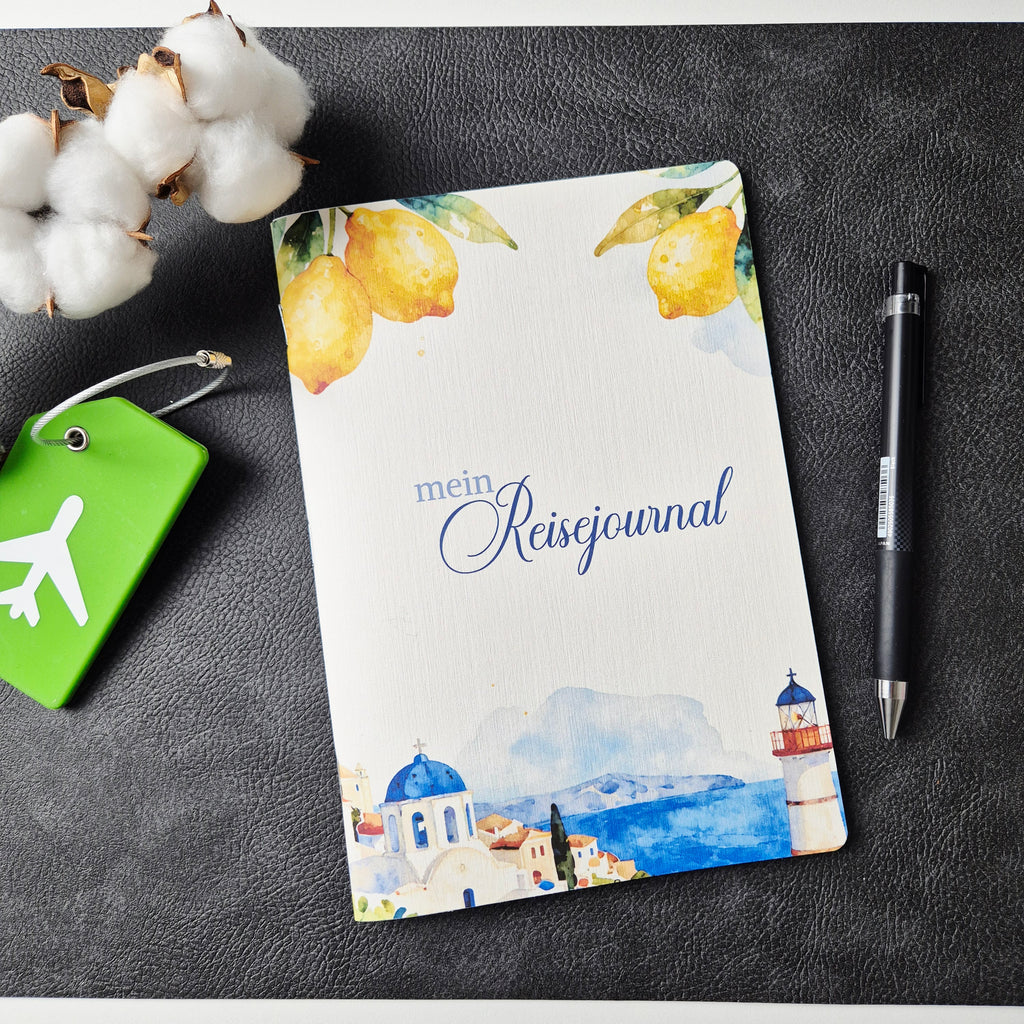 Reisejournal A5 für eine Reise bis 14 Tage
